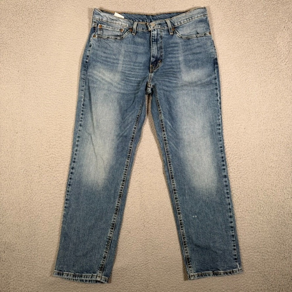 Levis Jeans Mens 34x30 Blue 541 Athletic Fit Denim Casual Preppy Workwear Logo